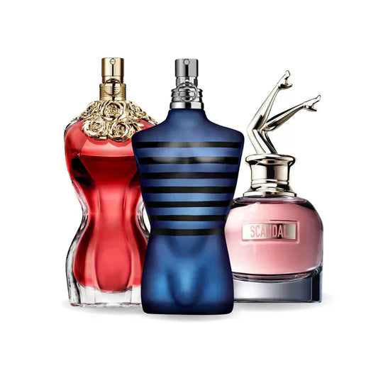Combo de 3 perfumes: LA BELLE, ULTRA MALE y Gaultier SCANDAL 100ml