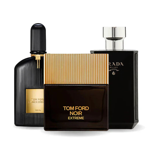 Combo de 3 perfumes: BLACK ORCHID, NOIR EXTREME y PRADA INTENSE 100ml